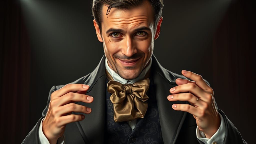 Elegant Gentleman in Turmoil