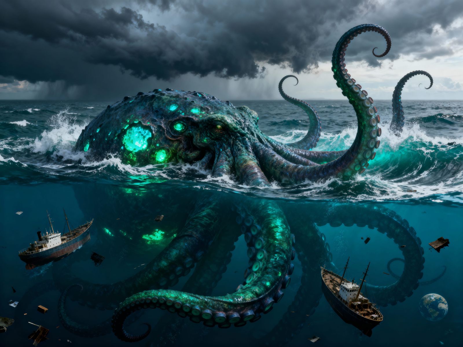 Colossal Kraken Discovered in Pacific Ocean Depths