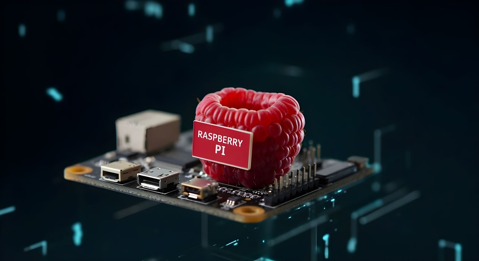 Raspberry Pi IT Services in Futuristic Cyberspace