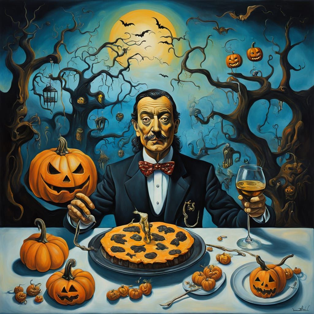 Surreal Halloween Party in Salvador Dali Style