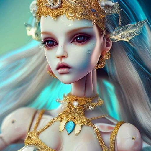 A mermaid doll