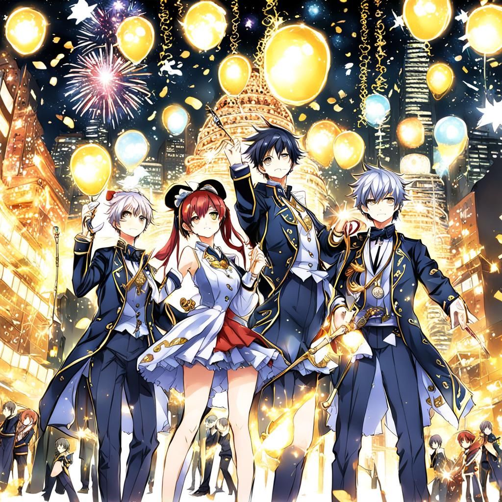 Anime New Year's Eve Celebration