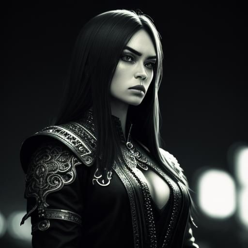 Hyperrealistic Portrait of a Hot Girl in HDR