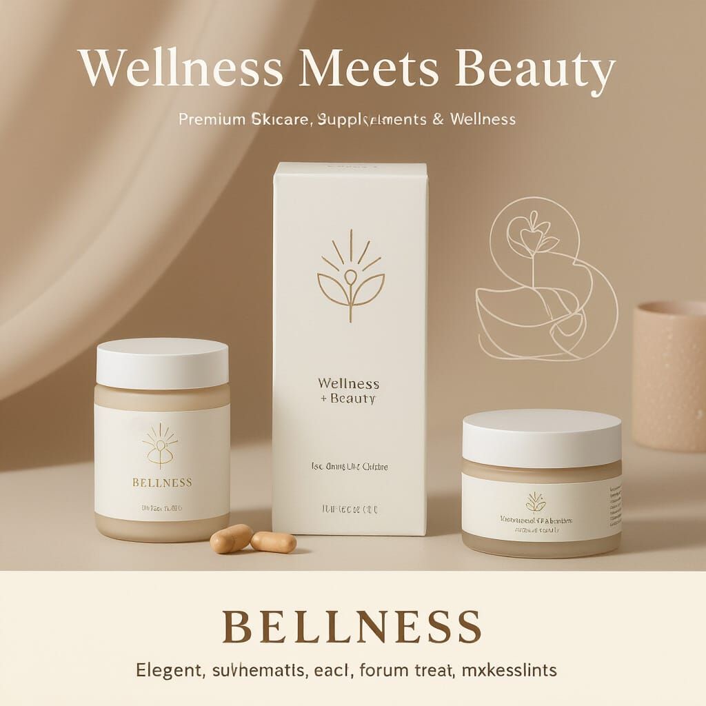 Elegant Minimalist Logo for Bellness Wellness & Beauty
