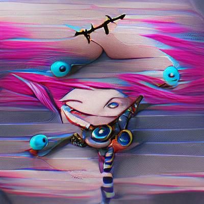 AI Generated Image of Jinx