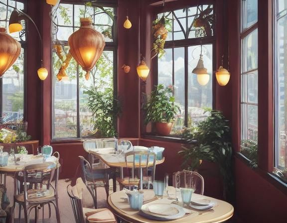 Neko Cat Youths Having Tea in Soft Studio Lighting