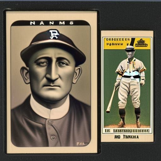Rare Honus Wagner Pittsburgh Pirates Baseball Card 1917
