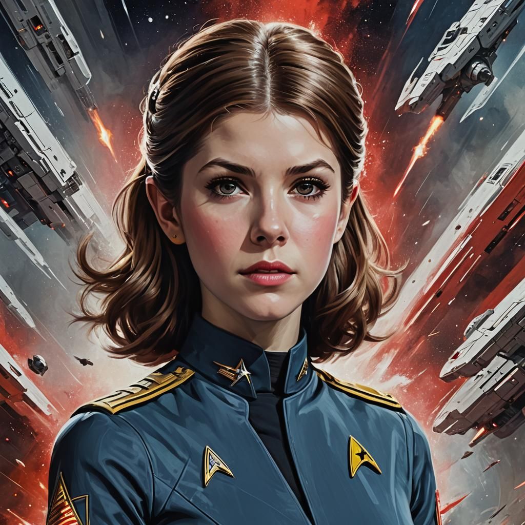 Anna Kendrick on Star Trek in 1960s Style