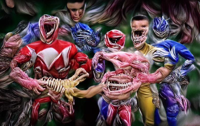 Power Rangers Become Cronenberg-esque Flesh Monster