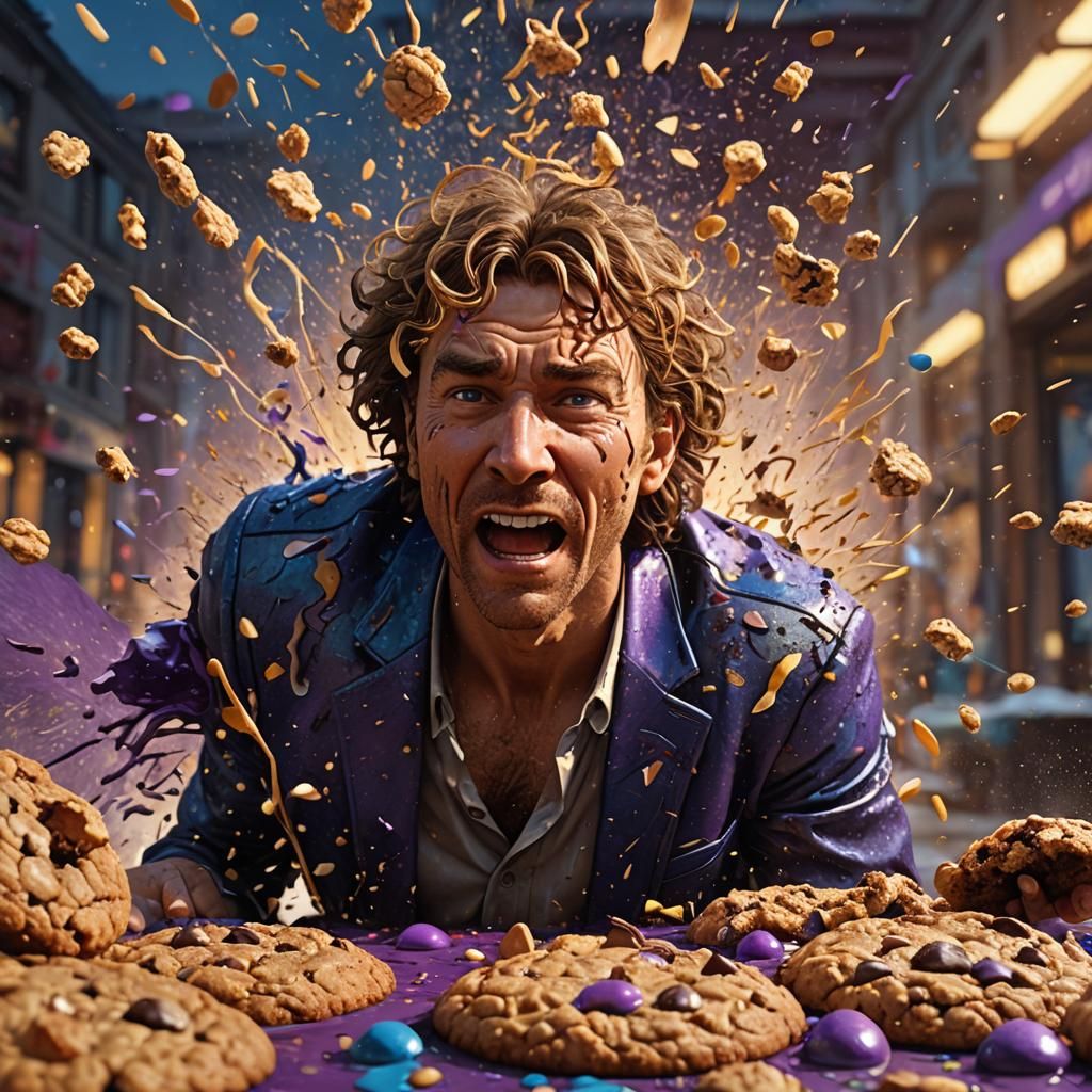 Oatmeal Cookie Collision: Fantastical Concept Art