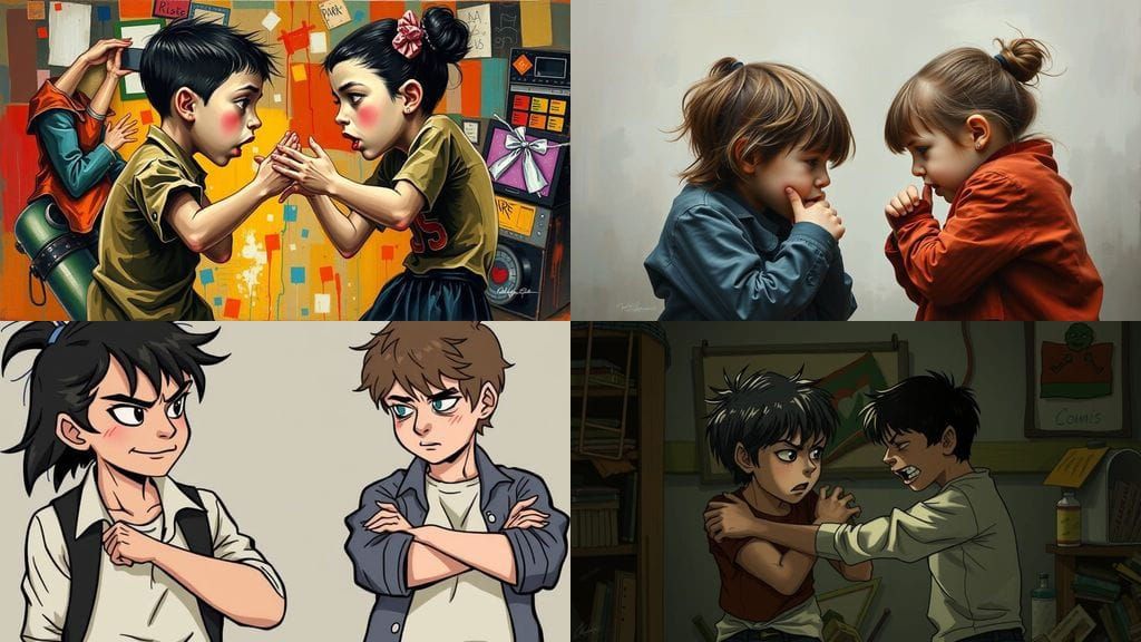 Siblings in Conflict: A Study of Control