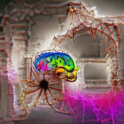 Brain gears rotate cobwebs