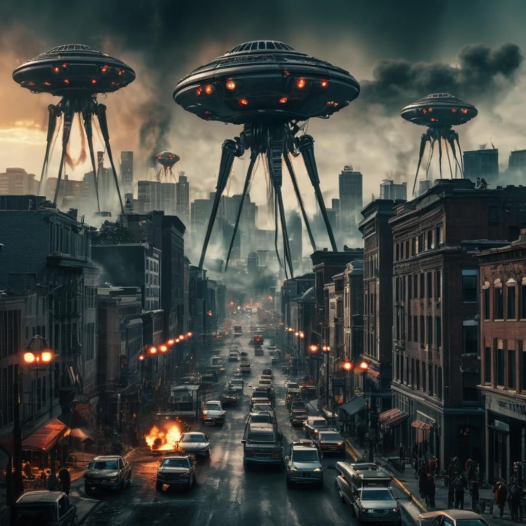 War of the Worlds: Martian Attack on City