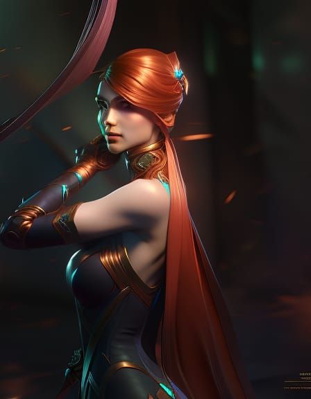 Detailed Portrait Concept Art in Unreal Engine 5