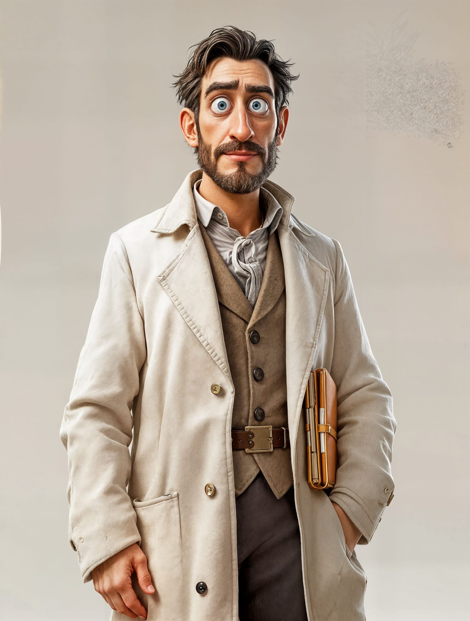Pixar-Style Portrait of Dr. Philippe Pinel