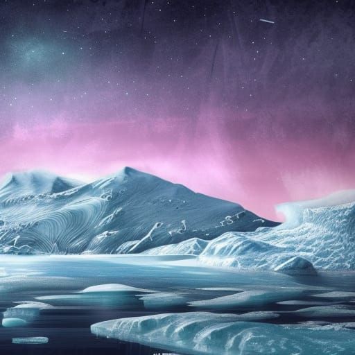 Aurora Australis in Antarctica