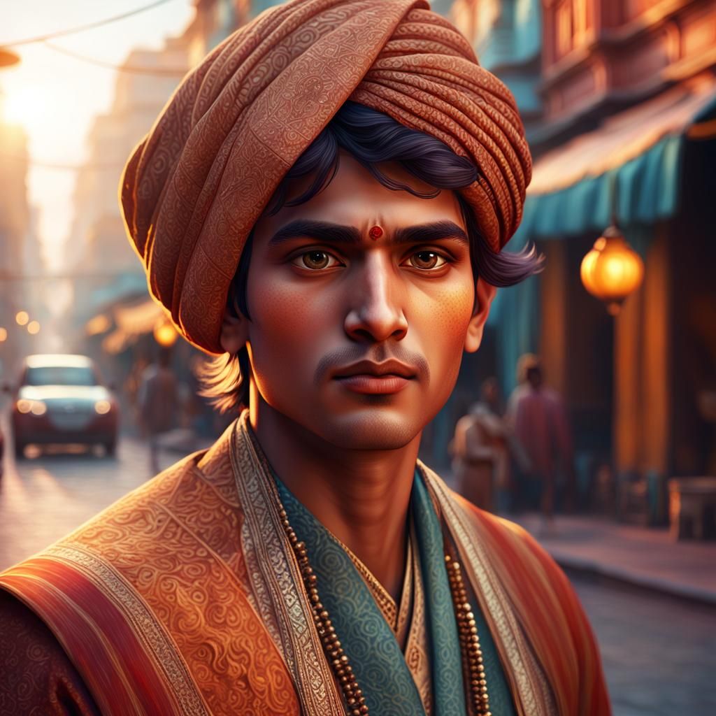 An Indian young man