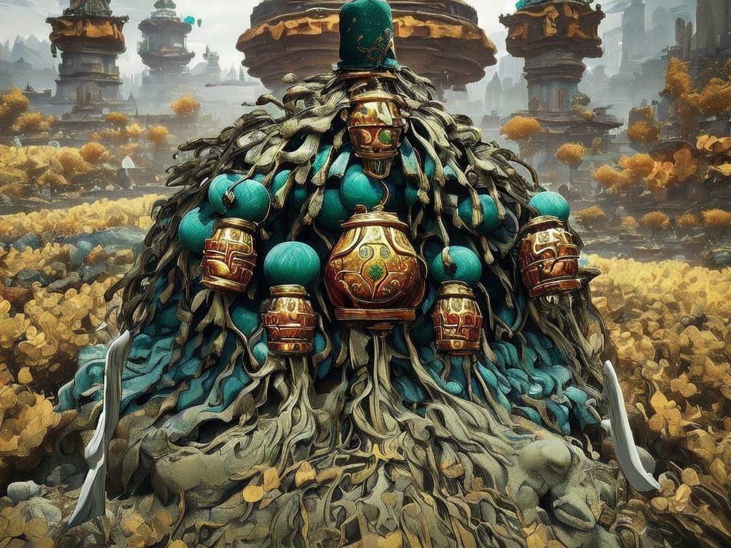 Hindu Sadhu Greets Devotees in Photo-Realistic Cinematic Sti...