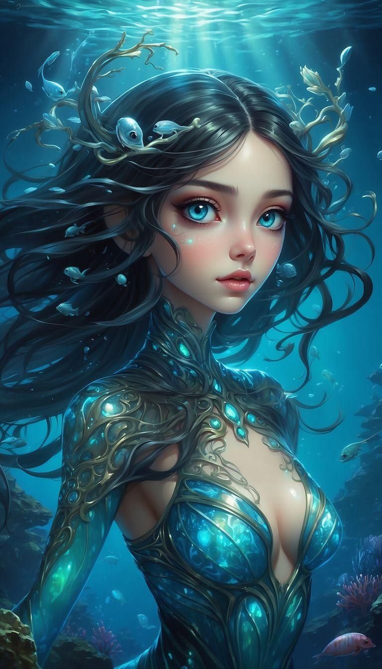 Enchanting Mermaid Digital Art