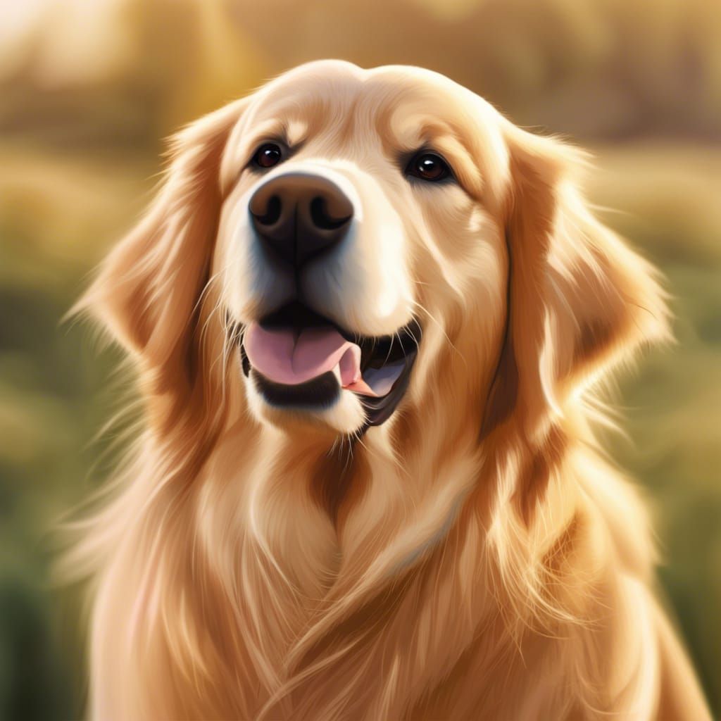 Loyal Golden Retriever Image