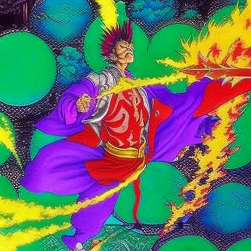 Exploding Body Horror in Dark Fantasy Style