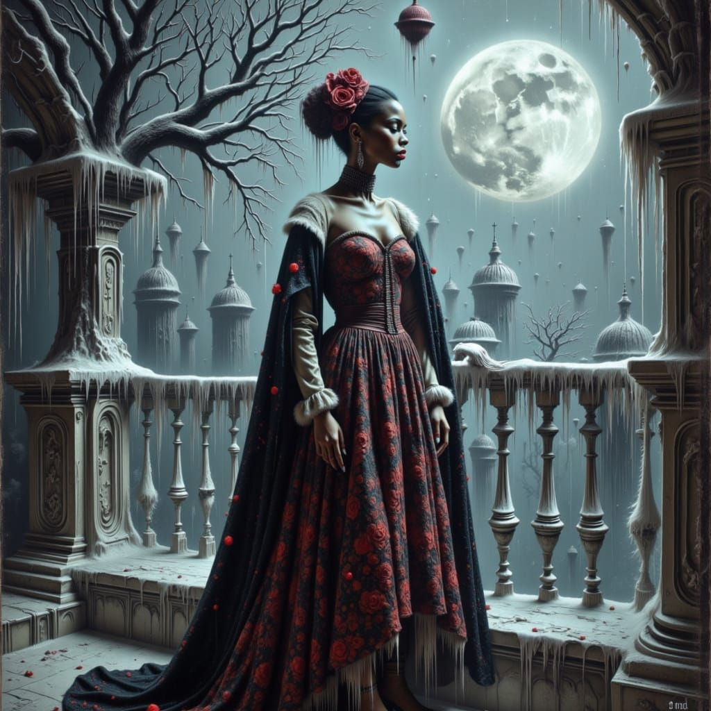 Siberian Tsarina Surveys Her Crystal Kingdom