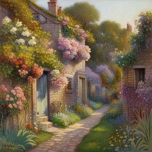 Cozy Cottage Garden in Forbidding City