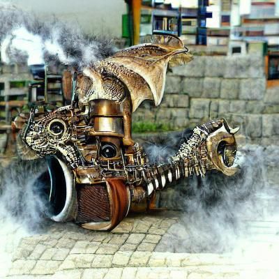 Steampunk Dragonborn Fusion Engine