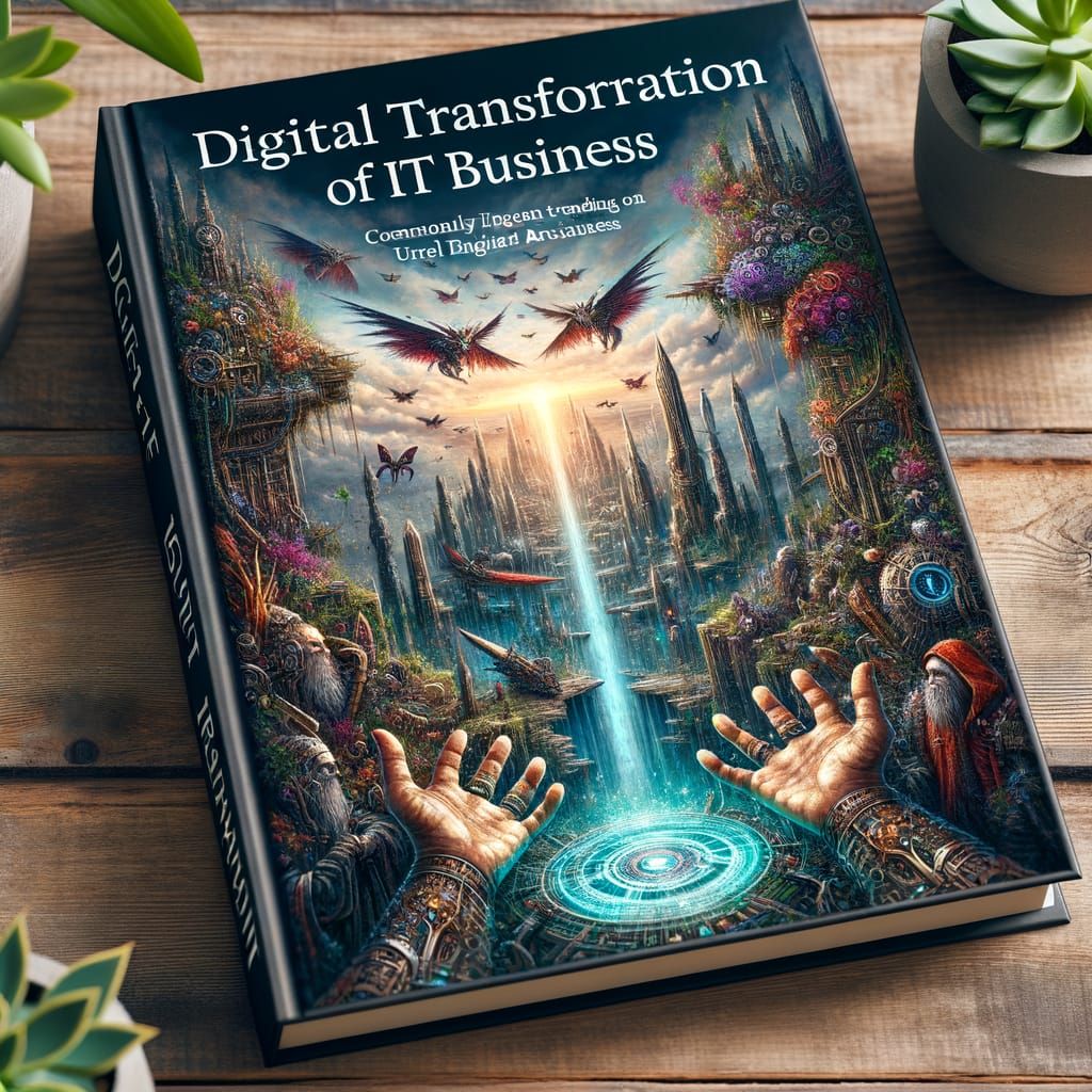 Digital Transformation of IT Business Book Cover Art