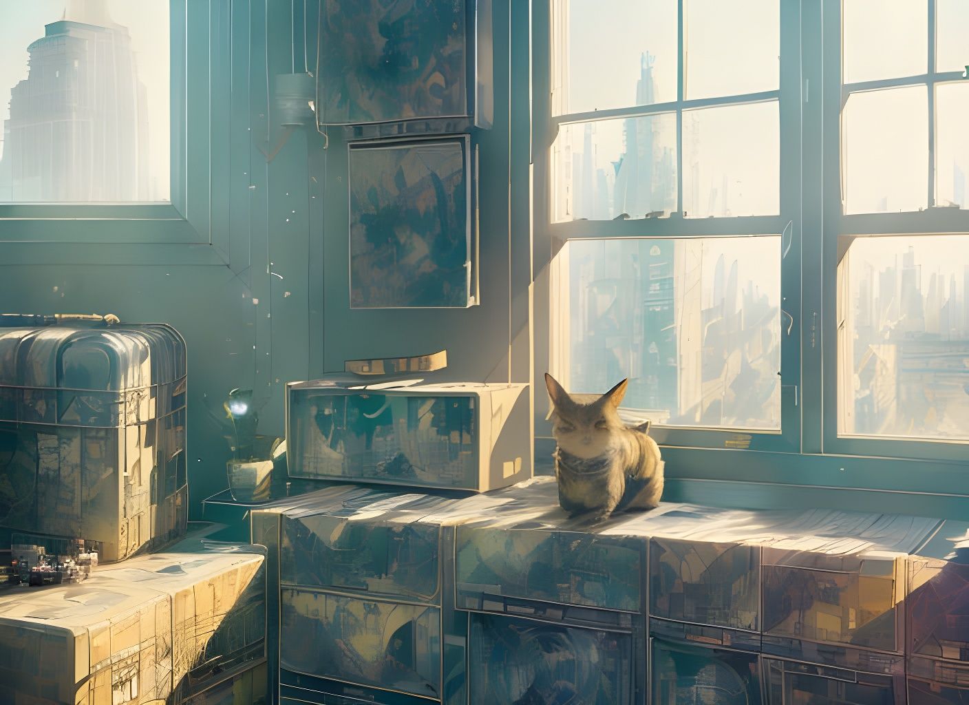 Everything in it's place, inside our little box