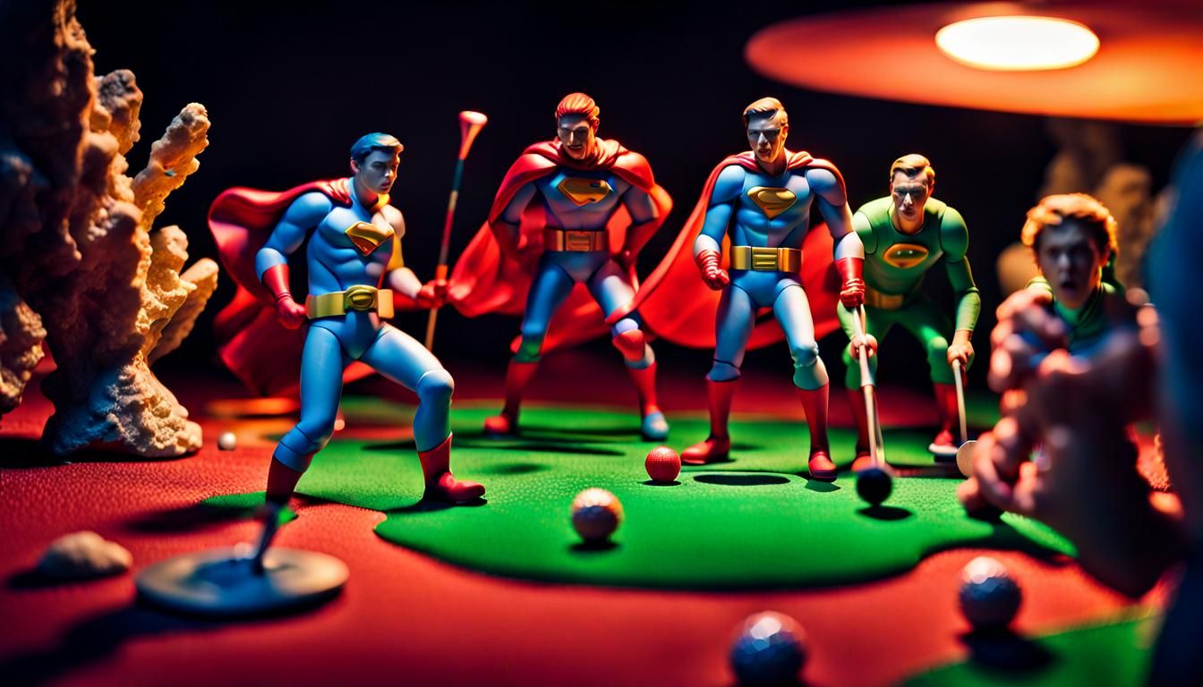 Superhero Minigolf