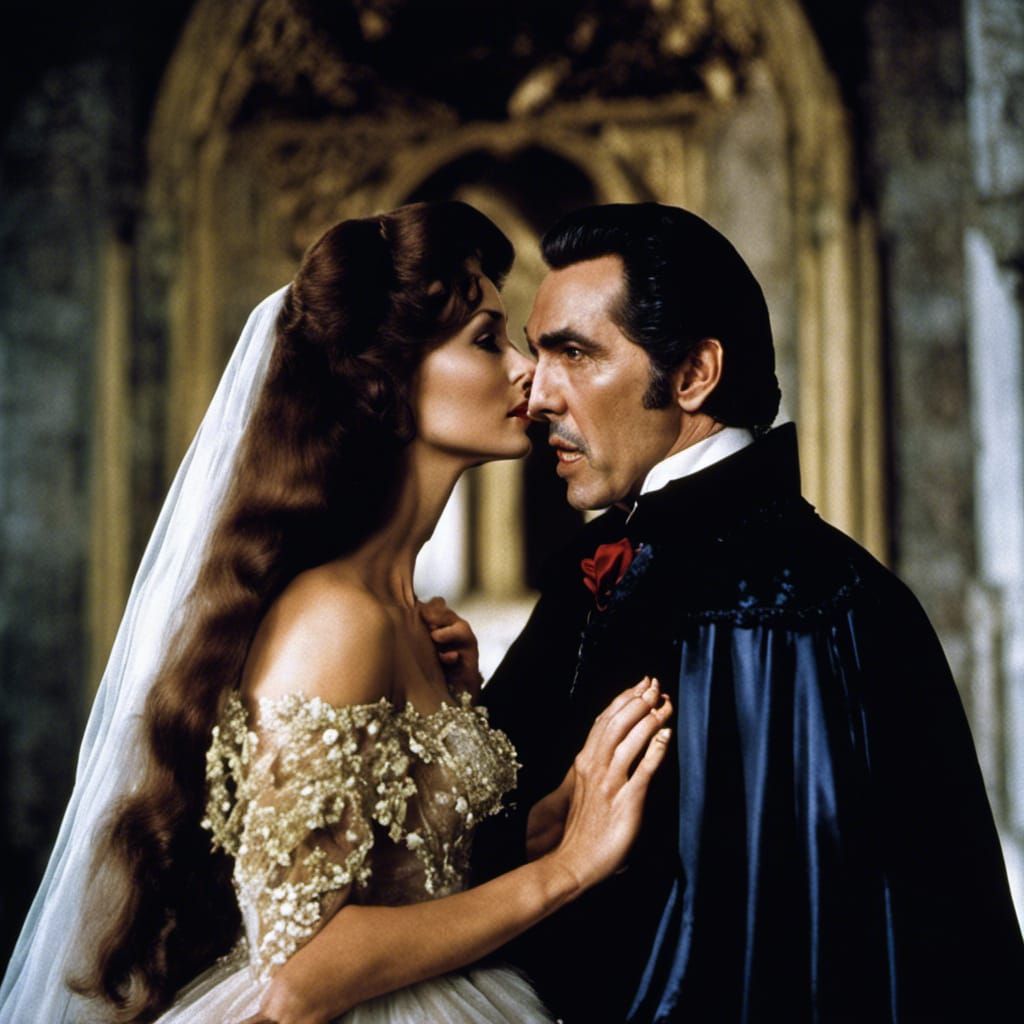 Dracula's Castle: A Gothic Horror Film Still