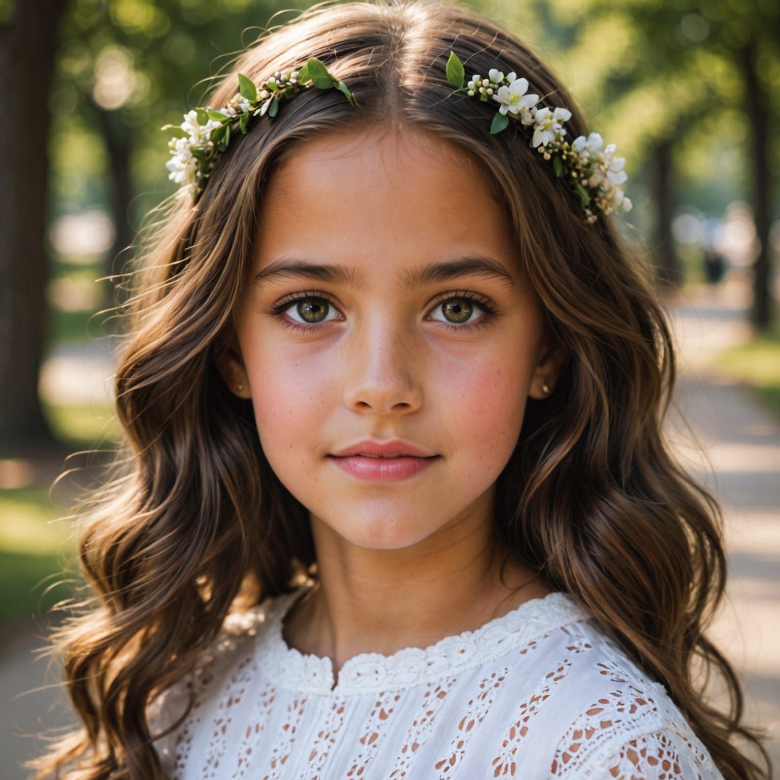 Portrait of a Beautiful Young Woman