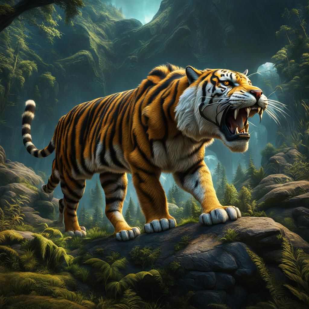 saber tooth tiger 01