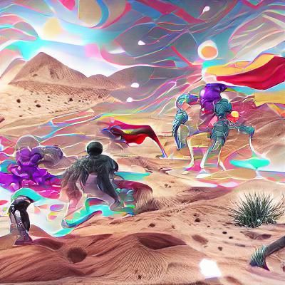 Superheroes Fight Supervillains: Cosmic Astral Desert
