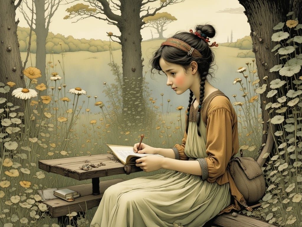 The Weaver's Dreamscapes in Vibrant Colors