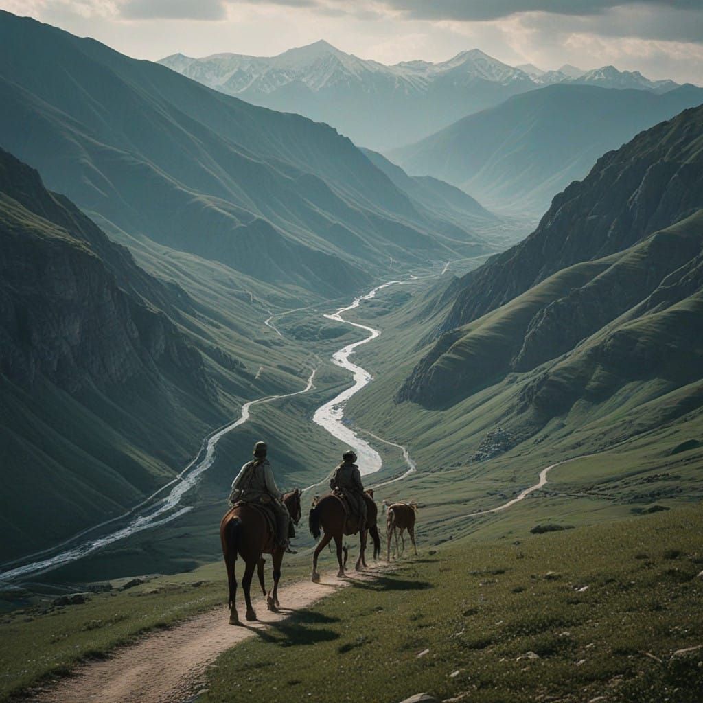 Epic Dagestan Landscape Captured in Cinematic Style