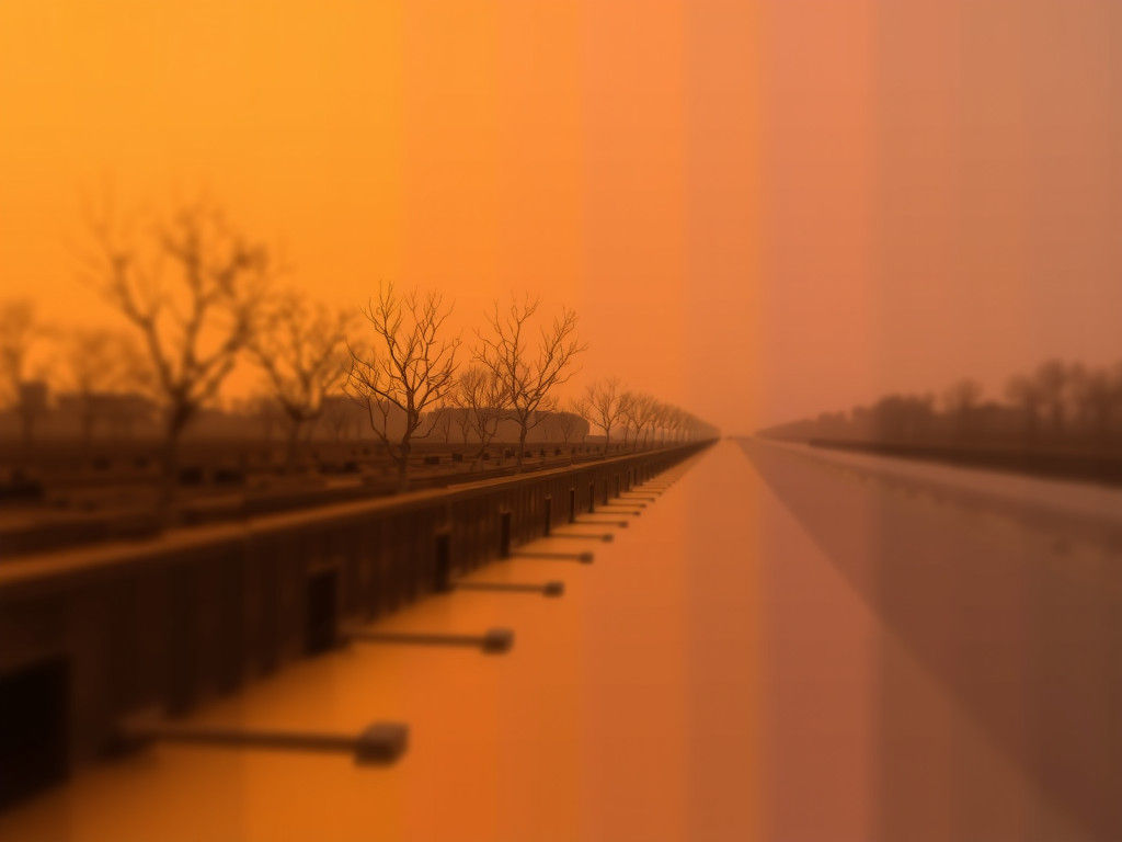 Abstract Portrait with Timelapse Structures