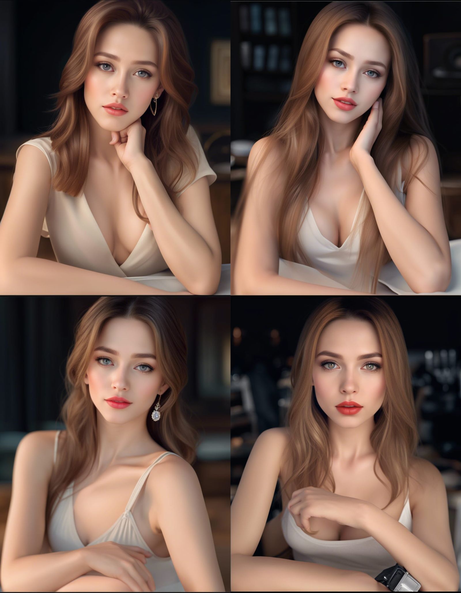 Photorealistic Portrait of a Perfect Girl in 8K