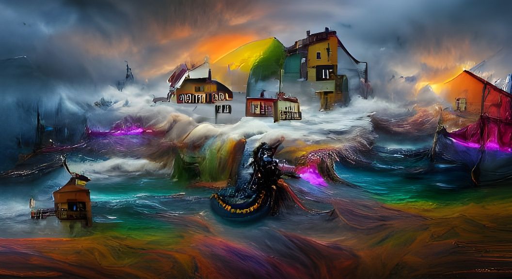 The storm approaches