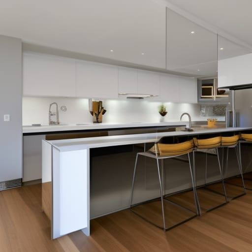 Sleek Modern Kitchen Interior Design