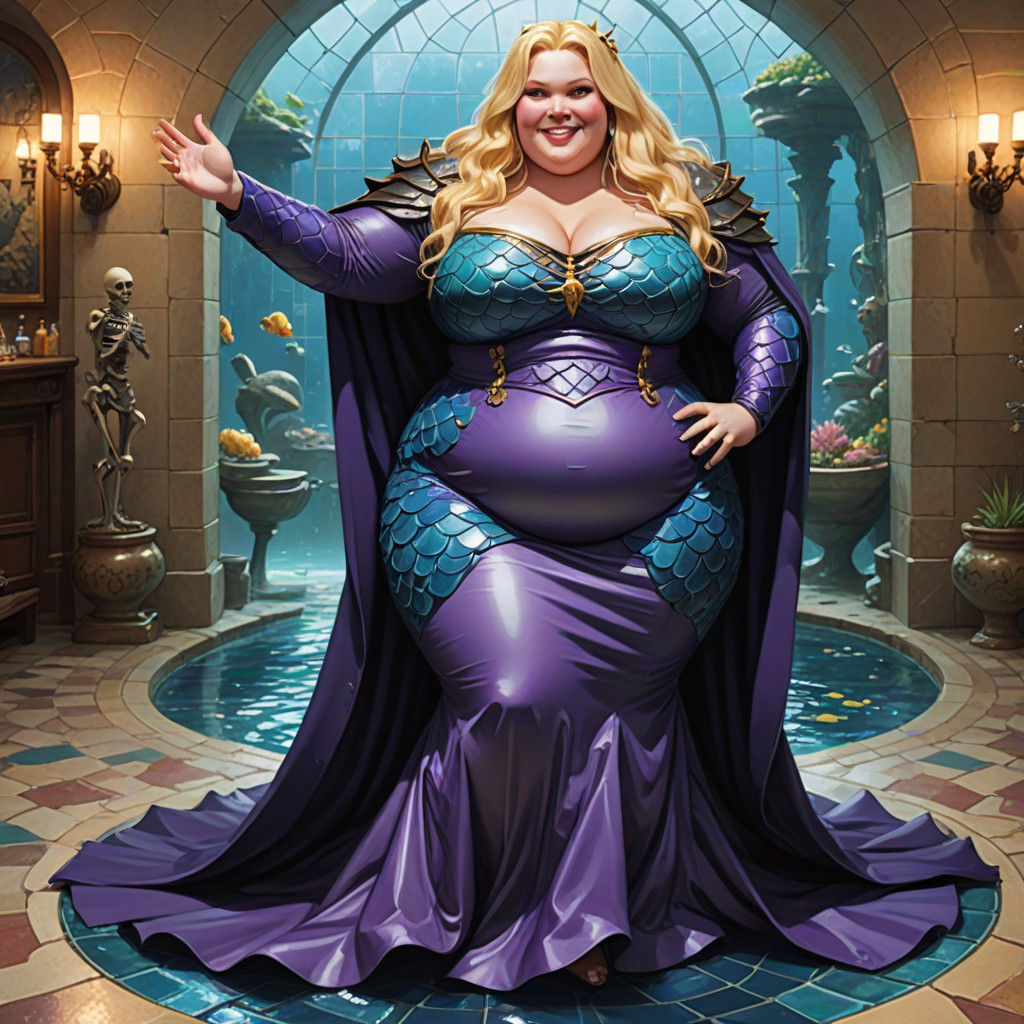 Cyberpunk Mermaid Rescued by Supergoddess Dimensia