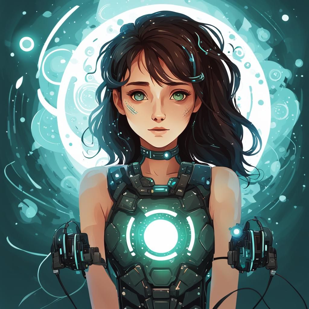 Vibrant Abstract AI Art: Freedom of Creation