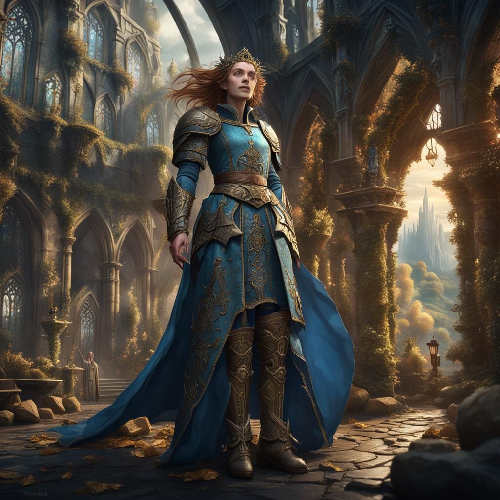 Morgan le Fay: Detailed Matte Painting