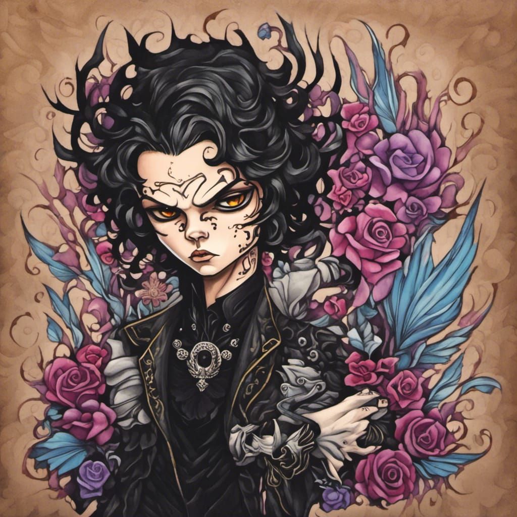 Chibi Ville Valo Illustration