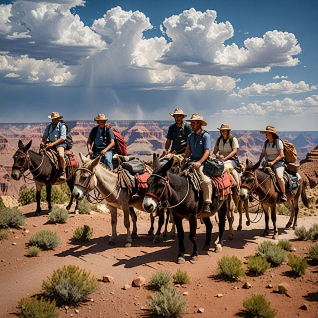 Grand Canyon Donkey Ride