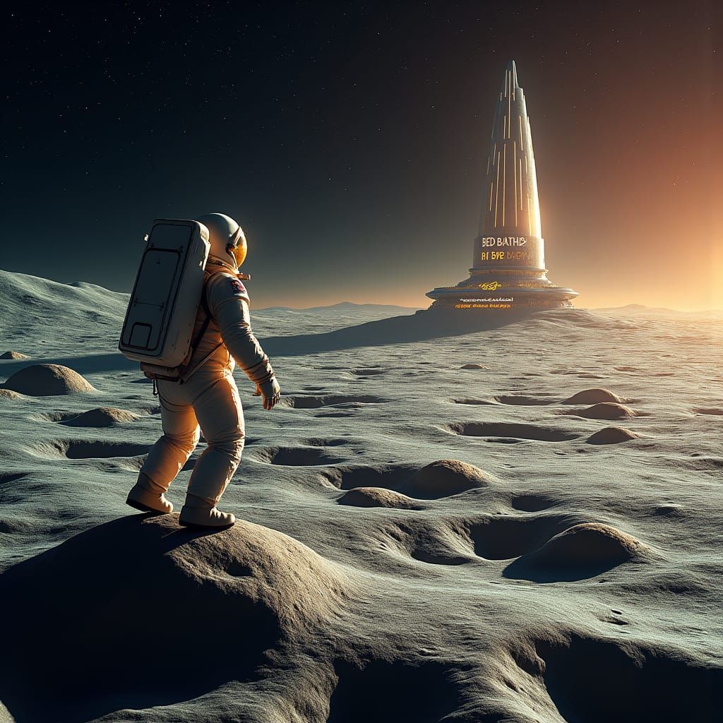 Astronaut Finds Bed Bath & Beyond on Moon in Sci-Fi Film