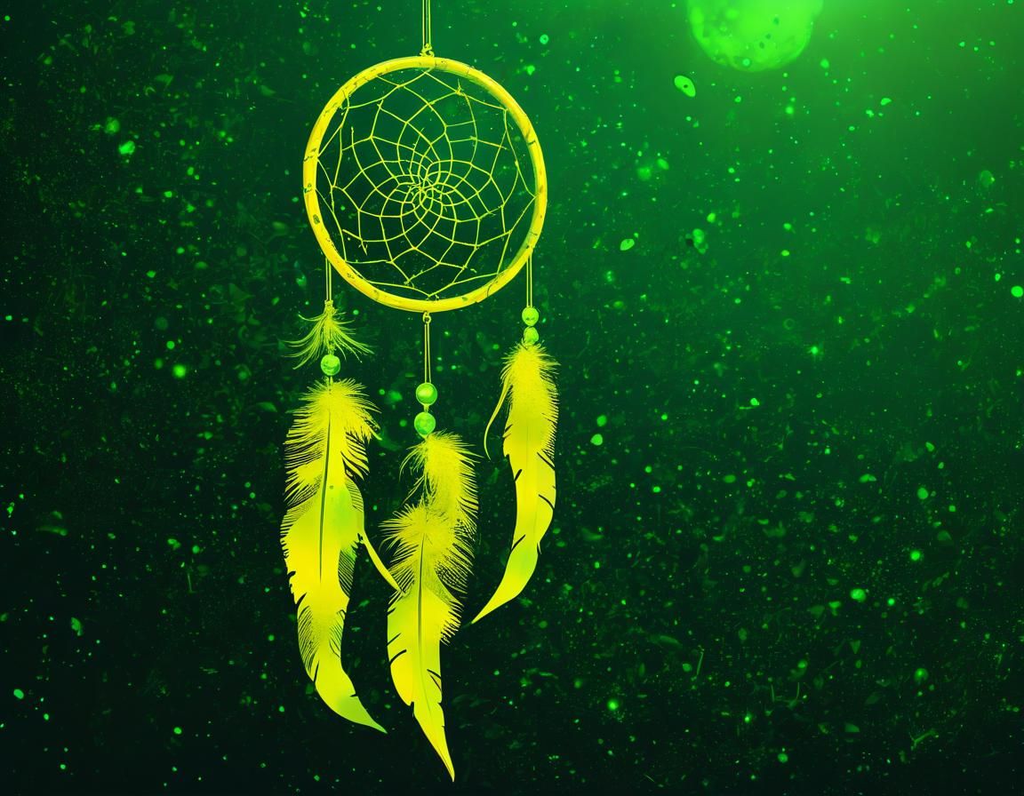 Ethereal Dreamcatcher in Abstract Surreal Style