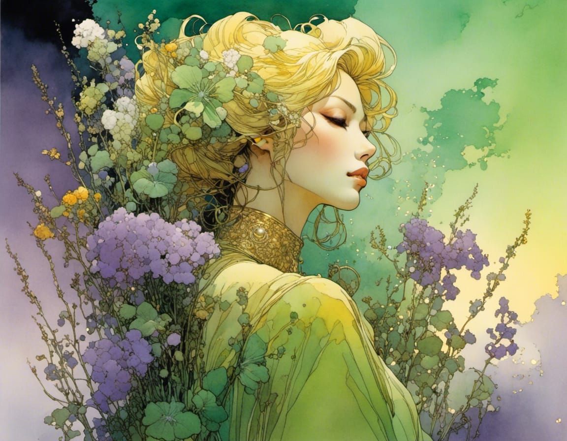 High Contrast Portrait with Detailed Skin Texture