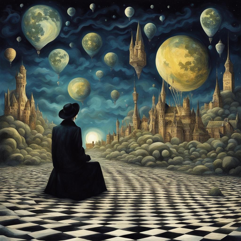 Surreal Dreamscape: A Night Transformed